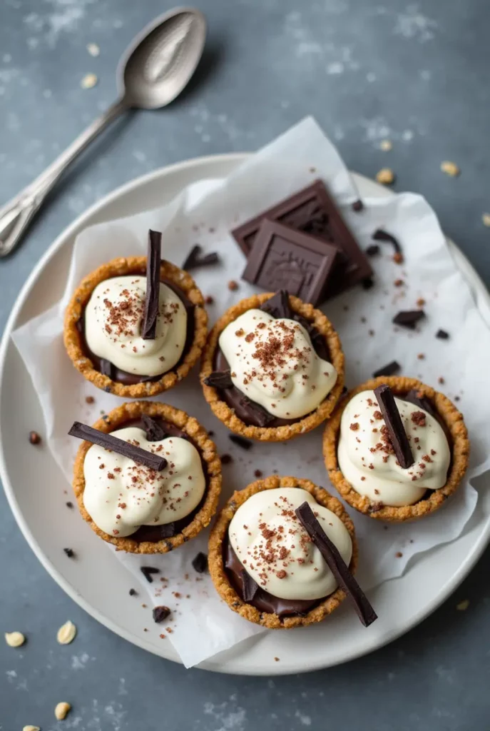 Home page 2 No-bake s’mores cupcakes arranged on a tray, perfect for summer or kid-friendly desserts